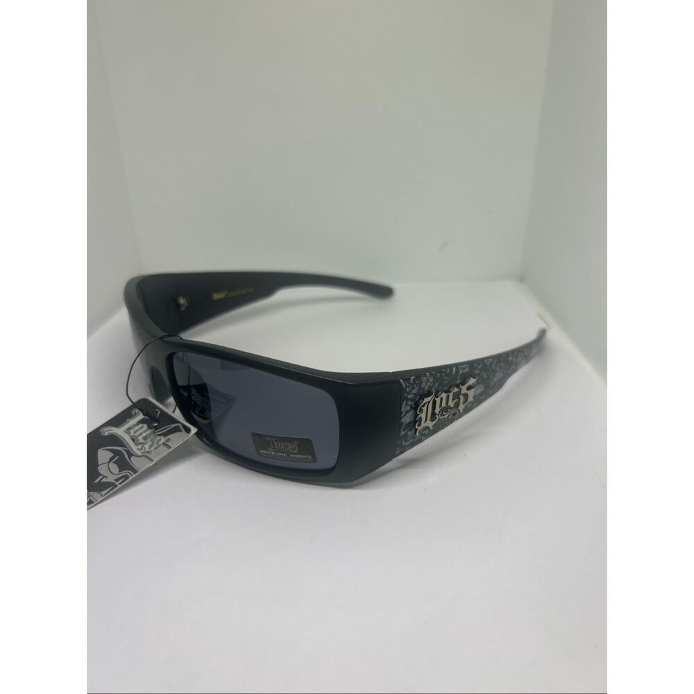 Locs Bandana Design Wraparound Matte Sunglasses UV400 – New